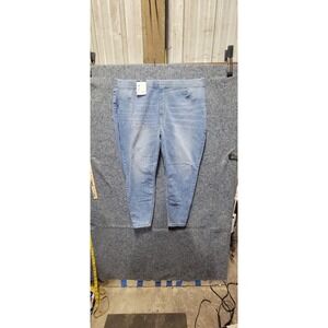 Terry Sky‎ High Rise Skinny Pull On Jeggings Size 3X (26W-28W)